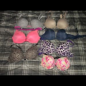 VS bras and one Calvin Klein